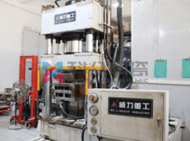 黃色精密陶瓷漏斗零件成型